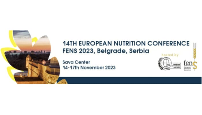 14TH EUROPEAN NUTRITION CONFERENCE FENS 2023, Belgrade, Serbia